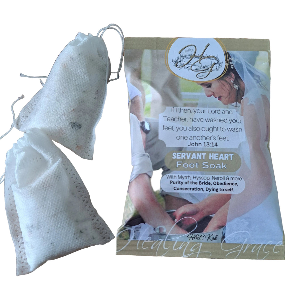 Serving Heart Foot Soak