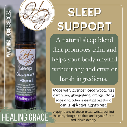Sleep Support Essential Oil Blend – Natural Sleep Aid for a Restful Night