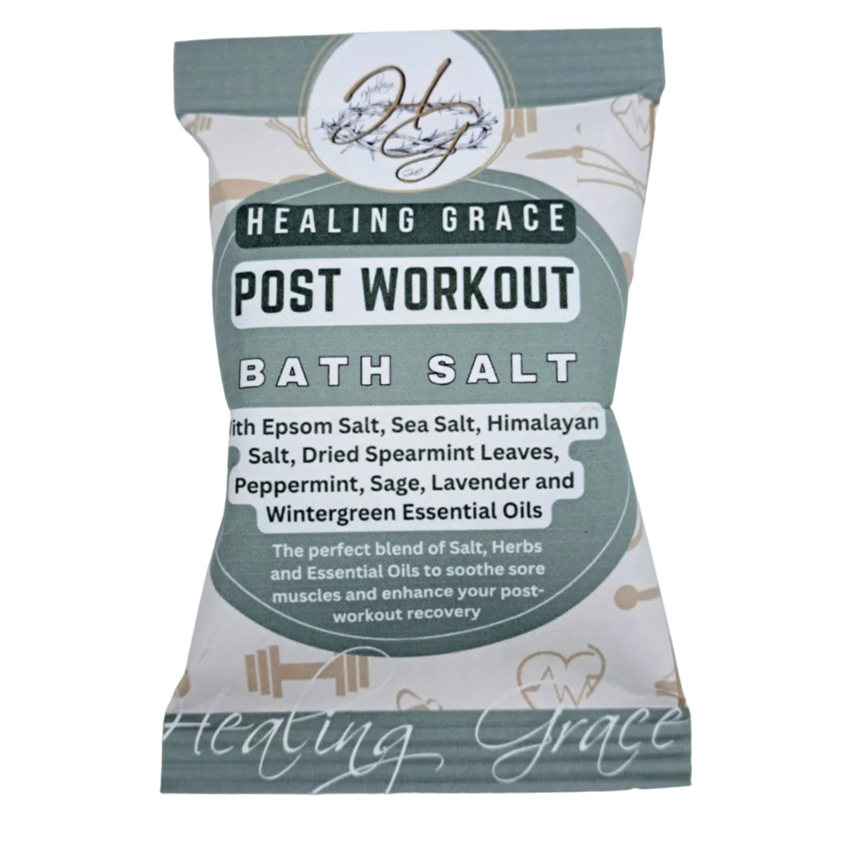 Post Workout Bath Salt Bags